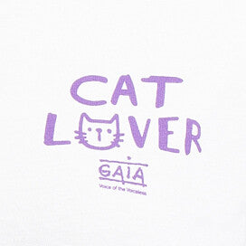 T-shirt 'Cat lover' (femme)