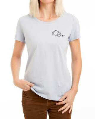 'Be my voice' t-shirt - lichtblauw (dames)