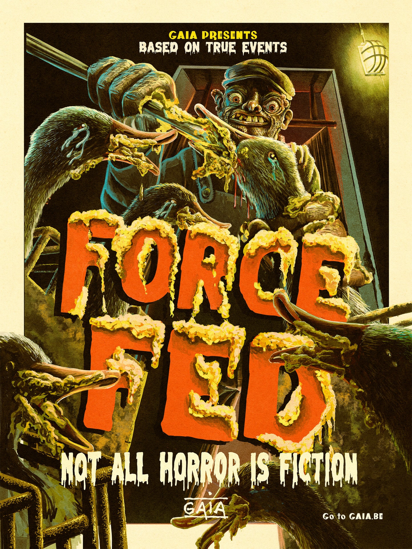 Poster "Not all horror is fiction"