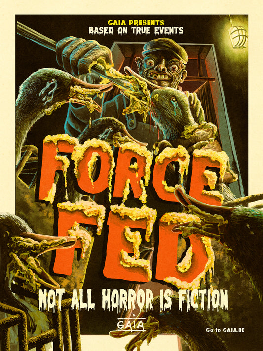 Poster "Not all horror is fiction"