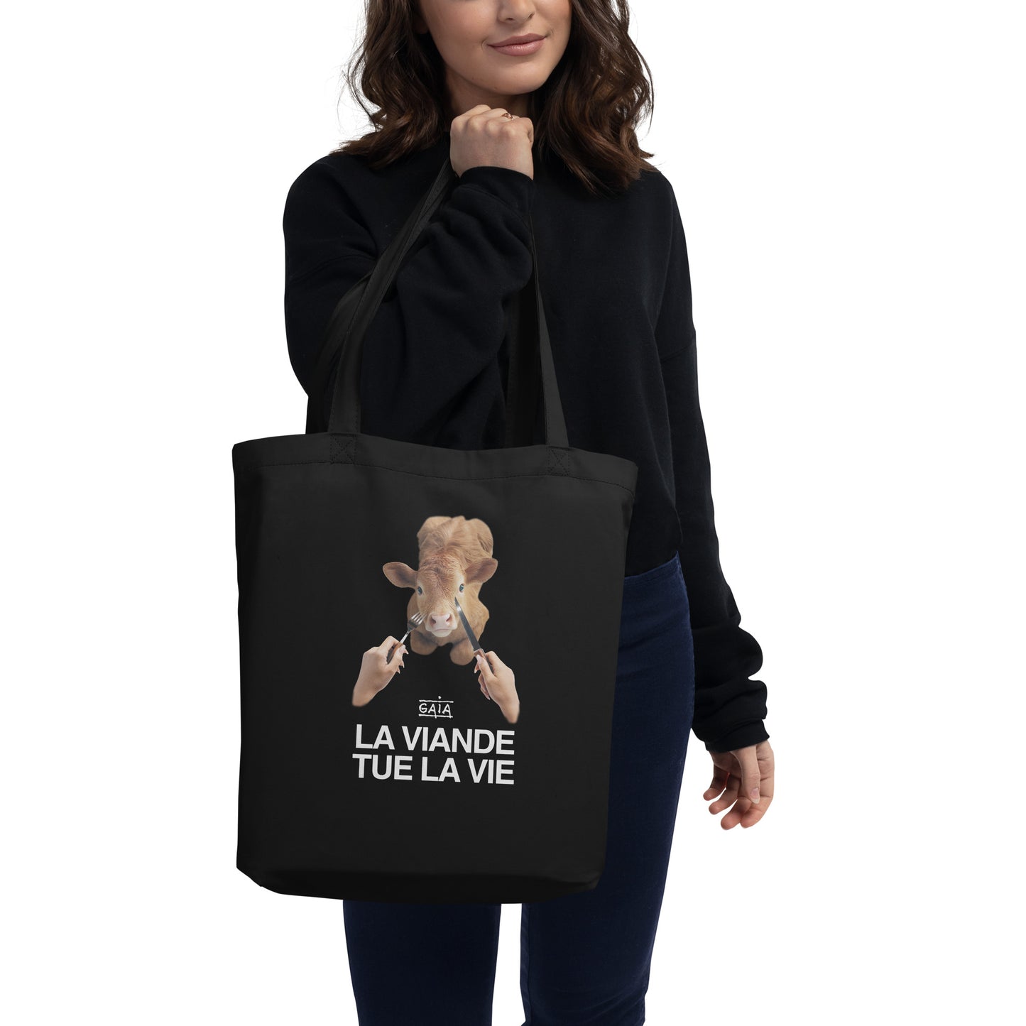 Tote Bag "La viande tue la vie" (FR)