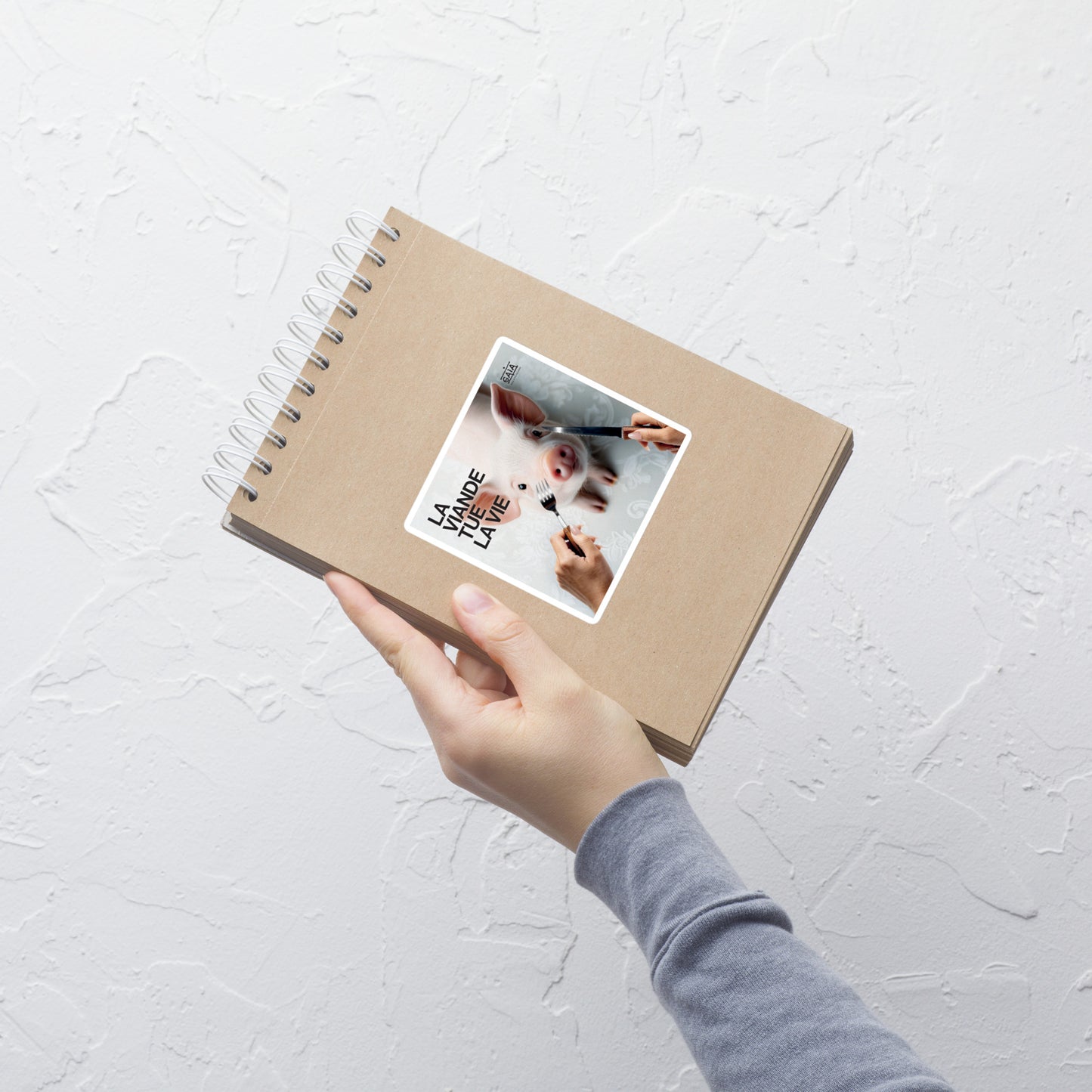 Stickerpack “Vlees doodt leven” (set van 4)