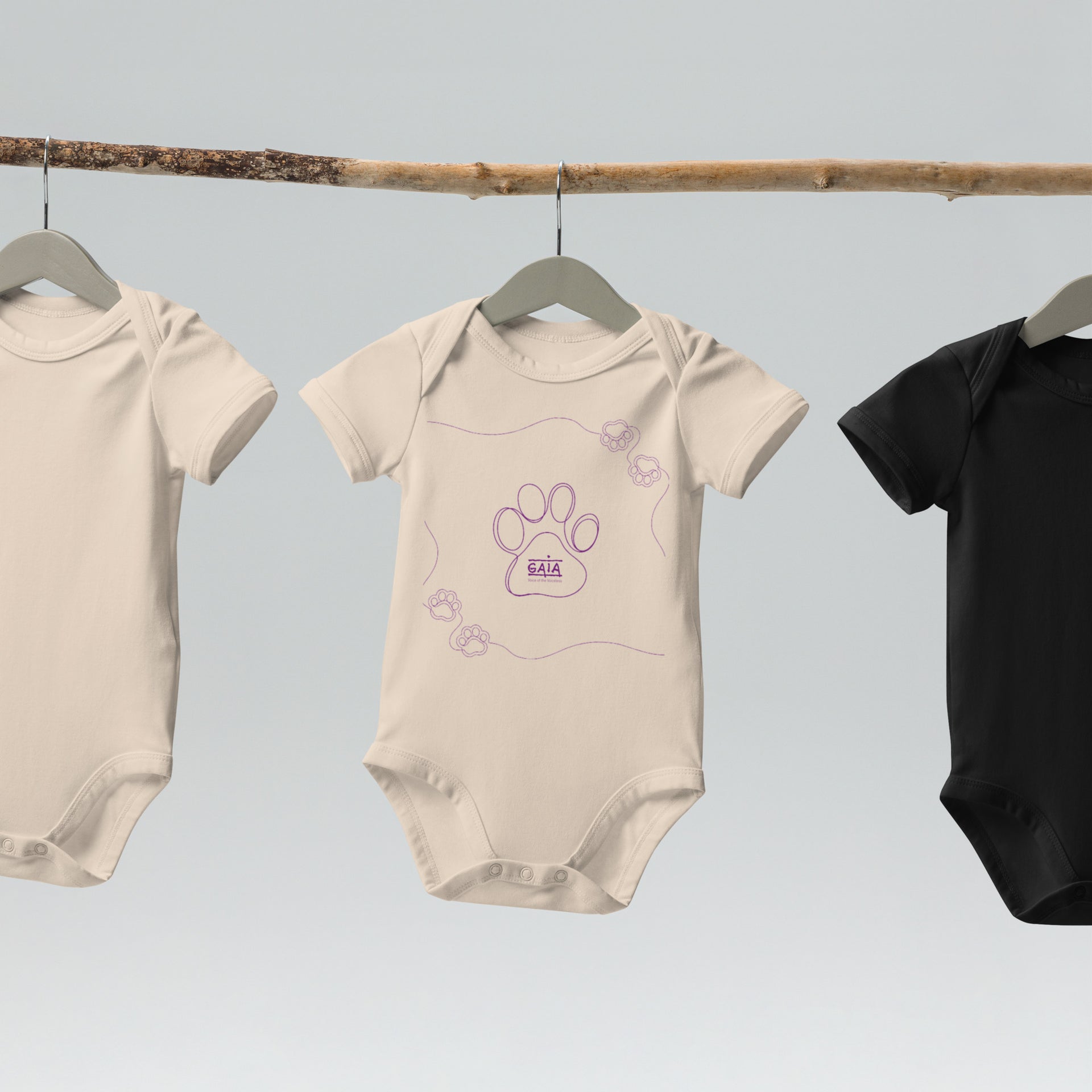 Organic cotton baby bodysuit – GAIA